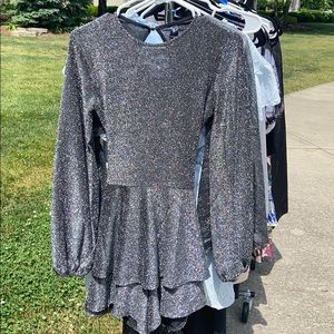 Sparkly black romper